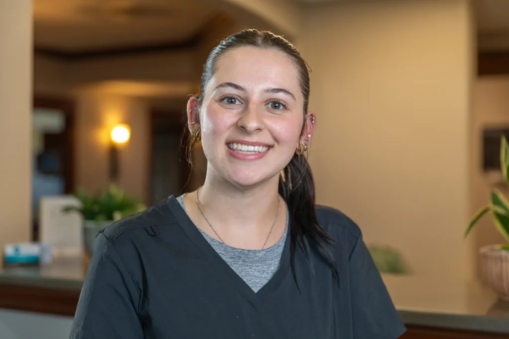 Portrait photo of Lucile, dental assistant at Montana Center for Implants and Dentures